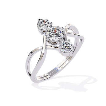 Ivana Jewels Rings Trio Diamond Ring