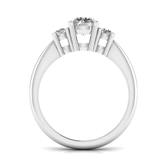 Ivana Jewels Rings Triple Head Diamond Ring