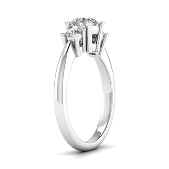 Ivana Jewels Rings Triple Head Diamond Ring