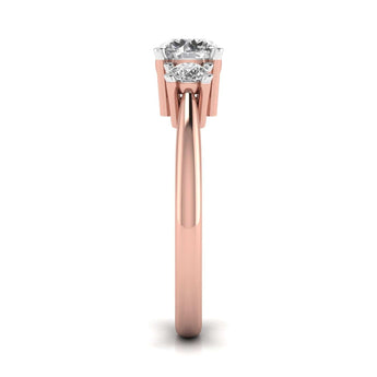 Ivana Jewels Rings Triple Head Diamond Ring