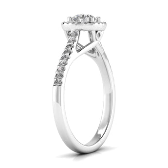 Ivana Jewels Rings Twisted Cathedral Style SolitaireÂ Ring