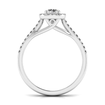 Ivana Jewels Rings Twisted Cathedral Style SolitaireÂ Ring