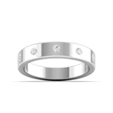 Ivana Jewels Rings White Gold / 14KT 0.21 Ct Dainty Diamond Gold Band