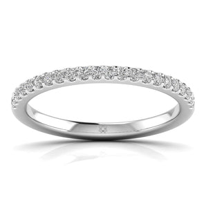 Ivana Jewels Rings White Gold / 14KT 0.26 Carat Round Diamonds Band Ring