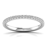 Ivana Jewels Rings White Gold / 14KT 0.26 Carat Round Diamonds Band Ring