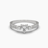 Ivana Jewels Rings White Gold / 14KT 0.50 Carat Heart Charm Diamond Ring
