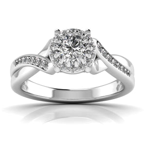 Ivana Jewels Rings White Gold / 14KT 0.65 Carat Twist of Brilliance