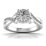 Ivana Jewels Rings White Gold / 14KT 0.65 Carat Twist of Brilliance