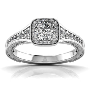 Ivana Jewels Rings White Gold / 14KT 0.90 Carat Glamour Shine Ring