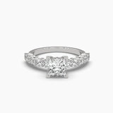 Ivana Jewels Rings White Gold / 14KT 1.17 Carat Solitaire Diamond Princess Playfulness Ring