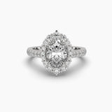 Ivana Jewels Rings White Gold / 14KT 1.32 Carat Oval Shape Diamond Solitaire Ring