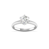 Ivana Jewels Rings White Gold / 14KT 1 Carat Diamond Solitaire Ring