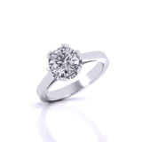 Ivana Jewels Rings White Gold / 14KT 1 Carat Golden Promise