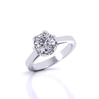 Ivana Jewels Rings White Gold / 14KT 1 Carat Golden Promise