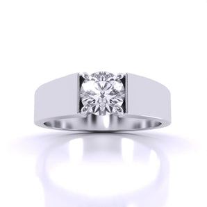 Ivana Jewels Rings White Gold / 14KT 1 Carat Regal Cathedral Ring