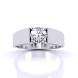 Ivana Jewels Rings White Gold / 14KT 1 Carat Regal Cathedral Ring