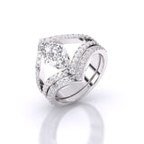 Ivana Jewels Rings White Gold / 14KT 1 Carat Royal Elegance Ring