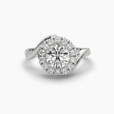 Ivana Jewels Rings White Gold / 14KT 1 Carat Solitaire Round Cut Diamond Ring