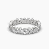 Ivana Jewels Rings White Gold / 14KT 2.2 Carat Marquise Diamonds Band Ring