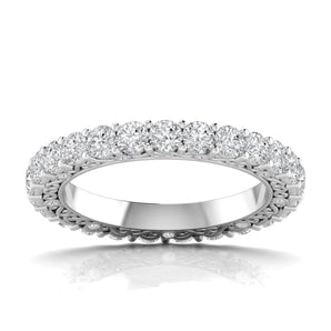 Ivana Jewels Rings White Gold / 14KT 2.25 Carats Round Cut Eternity Ring
