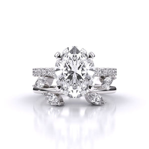 Ivana Jewels Rings White Gold / 14KT 2.29 Carat Charismatic Oval Diamond Ring
