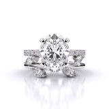Ivana Jewels Rings White Gold / 14KT 2.29 Carat Charismatic Oval Diamond Ring
