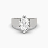 Ivana Jewels Rings White Gold / 14KT 2.8 Carat Solitaire Diamond Marquise Marvel Ring