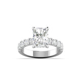 Ivana Jewels Rings White Gold / 14KT 2 Ct Radiant Cut Solitaire Diamonds