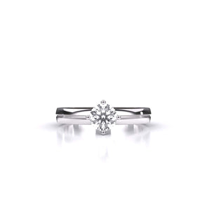 Ivana Jewels Rings White Gold / 14KT 40 Pointers Classic Solitaire Ring