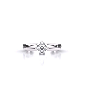 Ivana Jewels Rings White Gold / 14KT 40 Pointers Classic Solitaire Ring