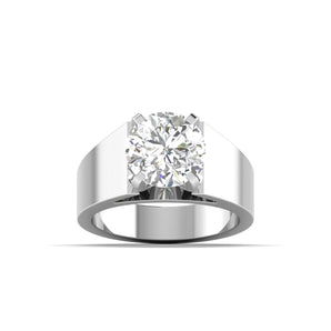 Ivana Jewels Rings White Gold / 14KT 5 Carat Diamond Solitaire Ring