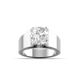 Ivana Jewels Rings White Gold / 14KT 5 Carat Diamond Solitaire Ring