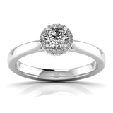 Ivana Jewels Rings White Gold / 14KT 50 Pointers Whisper of Love