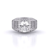 Ivana Jewels Rings White Gold / 14KT 6.02 Centre Solitaire Fashionable Solitaire Cushion Ring