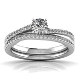 Ivana Jewels Rings White Gold / 14KT 60 Pointer Harmonic Union Solitaire Ring