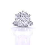Ivana Jewels Rings White Gold / 14KT Accented Engagement Ring