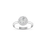 Ivana Jewels Rings White Gold / 14KT Charming  Halo Diamond Ring for Womenâ€™s Glamour
