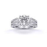Ivana Jewels Rings White Gold / 14KT Classic Solitaire Diamond Ring