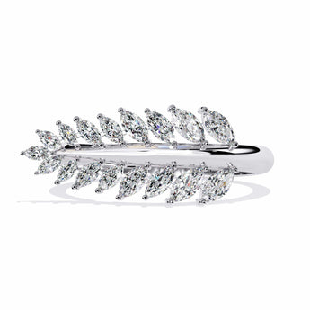 Ivana Jewels Rings White Gold / 14KT Cluster Marquise Diamond Ring