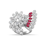 Ivana Jewels Rings White Gold / 14KT Cocktail Diamond Ring
