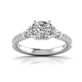 Ivana Jewels Rings White Gold / 14KT Cristina Quad Solitaire Ring
