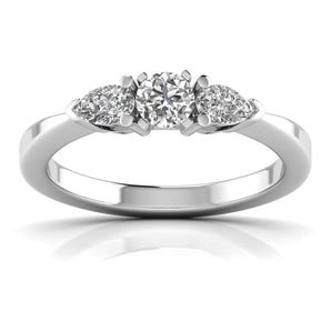 Ivana Jewels Rings White Gold / 14KT Endless Glamorous Fancy With Brilliant Cut Diamond Ring