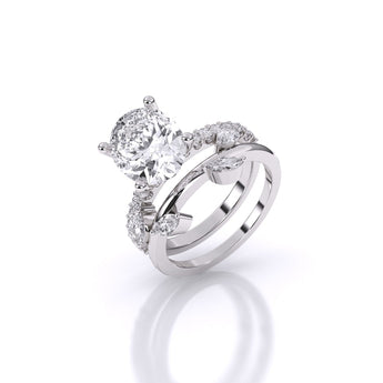 Ivana Jewels Rings White Gold / 14KT Entwined Elegance Ring