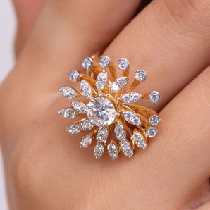Ivana Jewels Rings White Gold / 14KT Eternal Embrace Diamond Ring