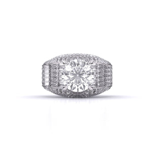 Ivana Jewels Rings White Gold / 14KT Eternal Harmony Round Solitaire