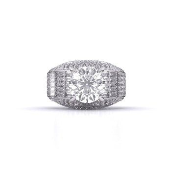 Ivana Jewels Rings White Gold / 14KT Eternal Harmony Round Solitaire
