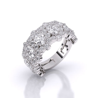 Ivana Jewels Rings White Gold / 14KT Everlasting Love Ring