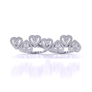 Ivana Jewels Rings White Gold / 14KT Heart of Elegance