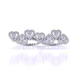 Ivana Jewels Rings White Gold / 14KT Heart of Elegance