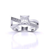 Ivana Jewels Rings White Gold / 14KT Infinity Engagement Ring
